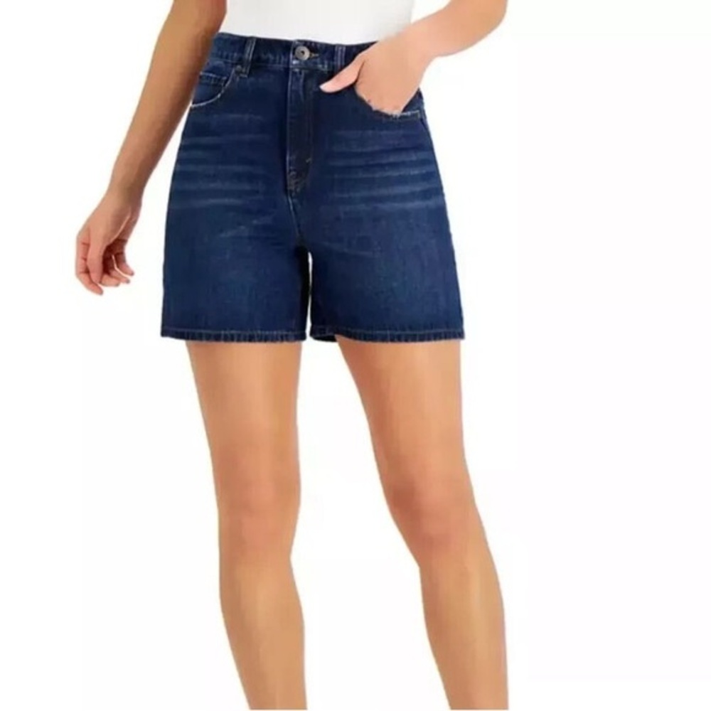 466M NWT Style & Co. Women's High Rise Denim Boyfriend‎ Shorts - Size: 4